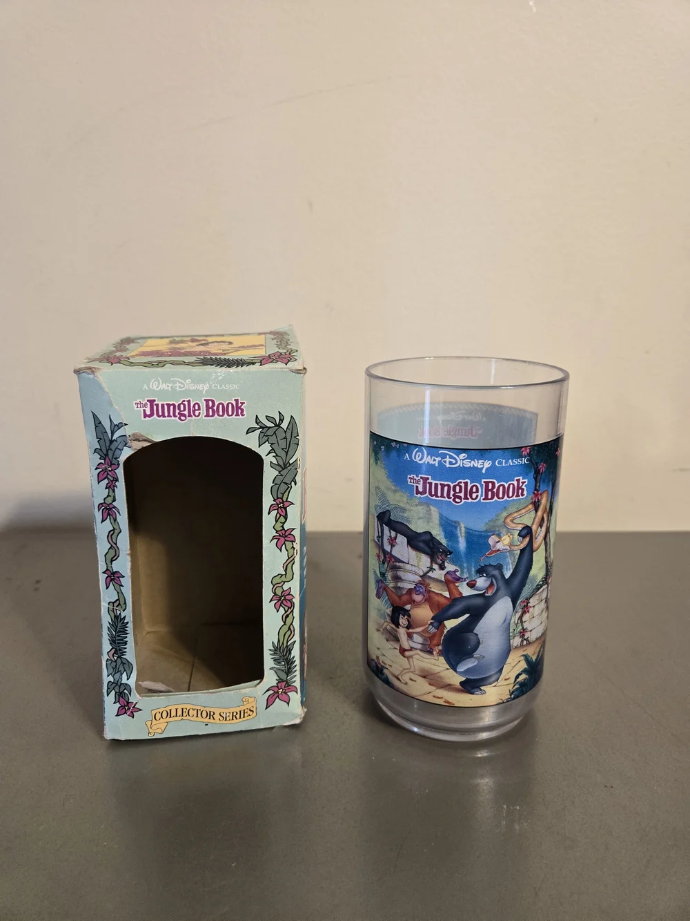 Vintage 1994 Walt Disney Classics Collector's Series The Jungle Book Plastic Cup